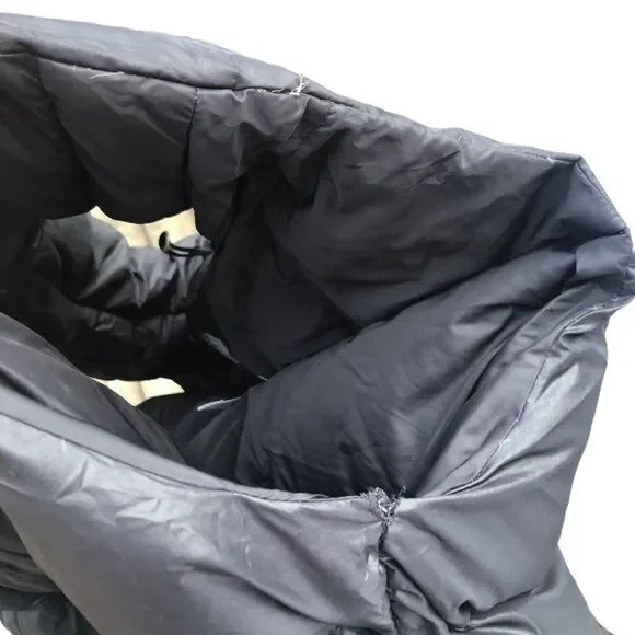 Vintage The North Face Nuptse Jacket Vest Black XXL Goose Down Jacket - Picture 7 of 15